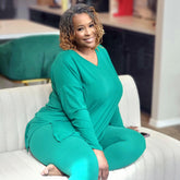 BUTTER SOFT SET LONG SLEEVE - FOREST