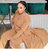 IVY'LENE CASUAL JUMPSUIT/CARDIGAN SET