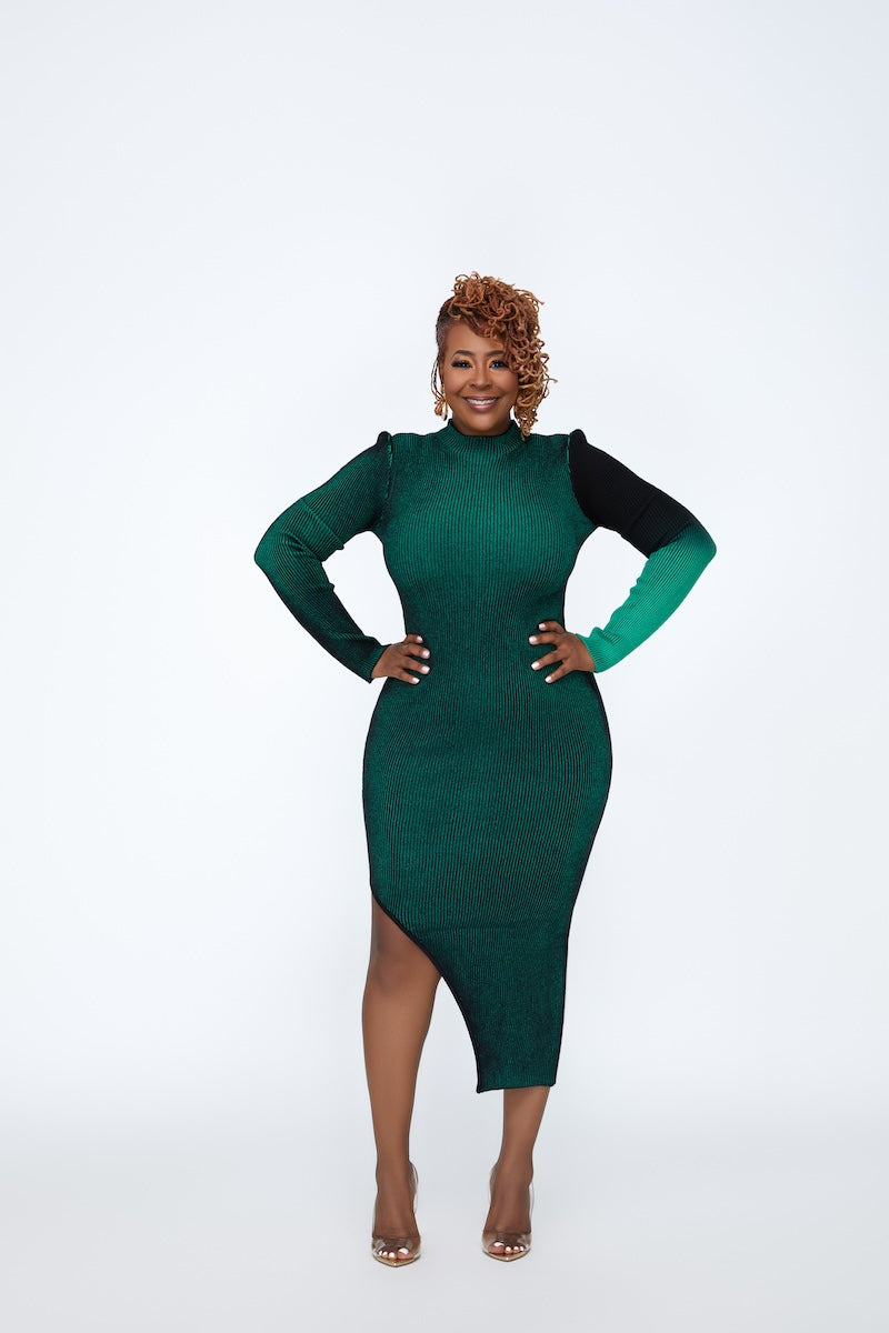 GREEN WITH ENVY DRESS