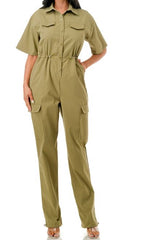 UTILITY CARGO JUMPSUIT